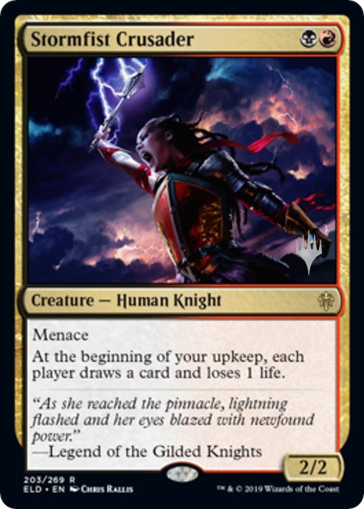 Image for Stormfist Crusader (203) [Throne of Eldraine] - Magic: The Gathering