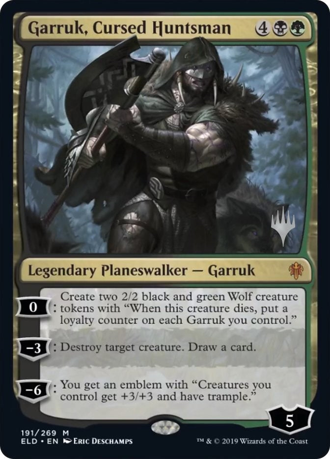 Image for Garruk, Cursed Huntsman (191) [Throne of Eldraine] - Magic: The Gathering