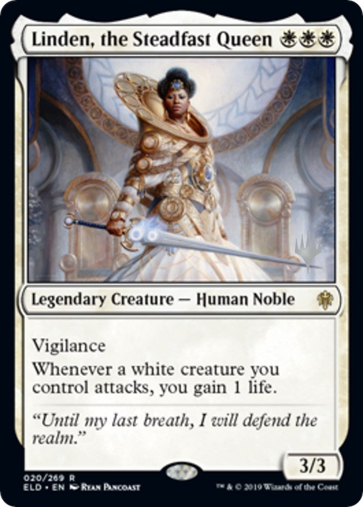 Image for Linden, the Steadfast Queen (20) [Throne of Eldraine] - Magic: The Gathering
