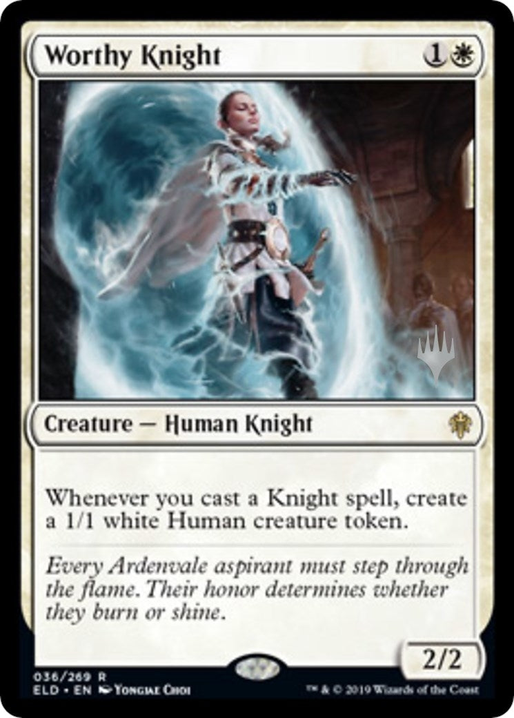 Image for Worthy Knight (36) [Throne of Eldraine] - Magic: The Gathering