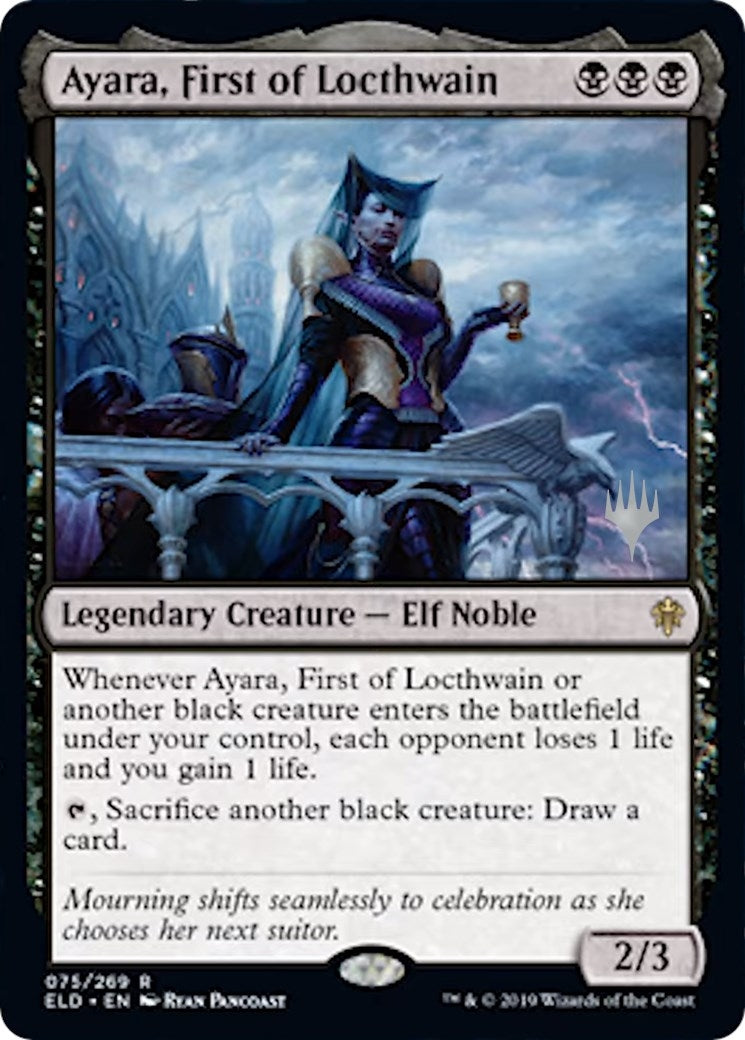 Image for Ayara, First of Locthwain (75) [Throne of Eldraine] - Magic: The Gathering