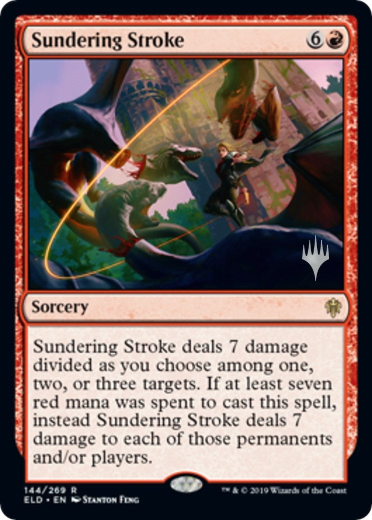 Image for Sundering Stroke (144) [Throne of Eldraine] - Magic: The Gathering