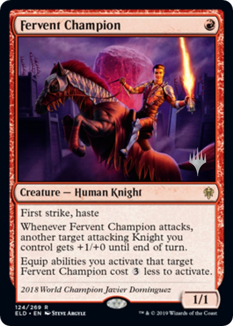 Image for Fervent Champion (124) [Throne of Eldraine] - Magic: The Gathering