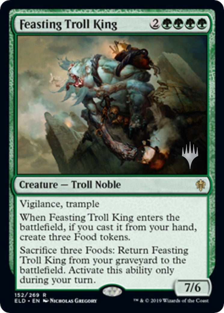 Image for Feasting Troll King (152) [Throne of Eldraine] - Magic: The Gathering