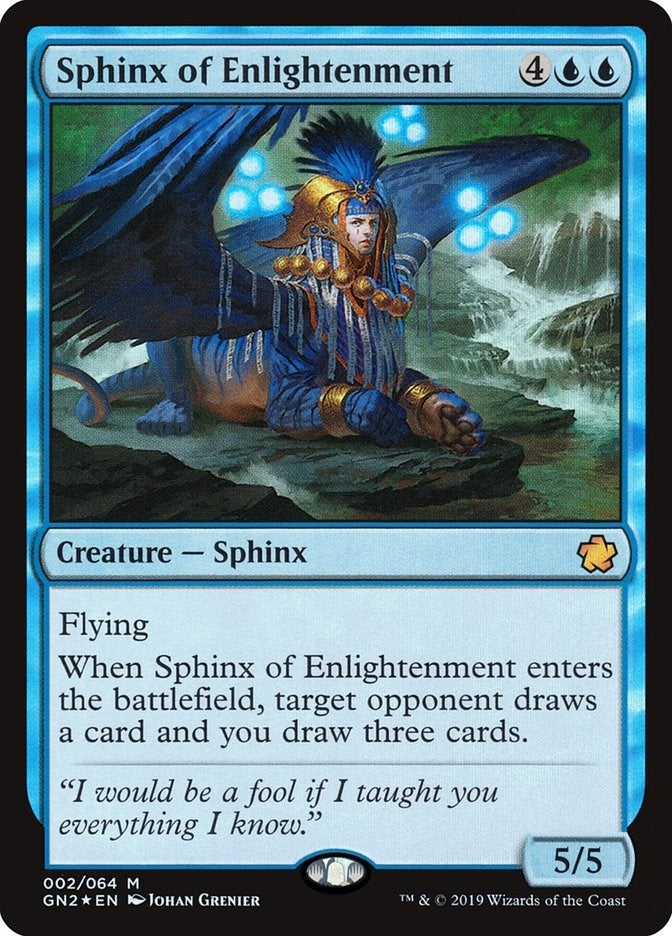 Image for Sphinx of Enlightenment (2) [Magic Game Night 2019] - Magic: The Gathering