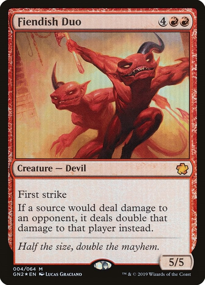 Image for Fiendish Duo (4) [Magic Game Night 2019] - Magic: The Gathering