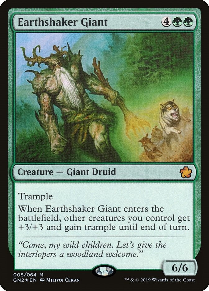 Image for Earthshaker Giant (5) [Magic Game Night 2019] - Magic: The Gathering