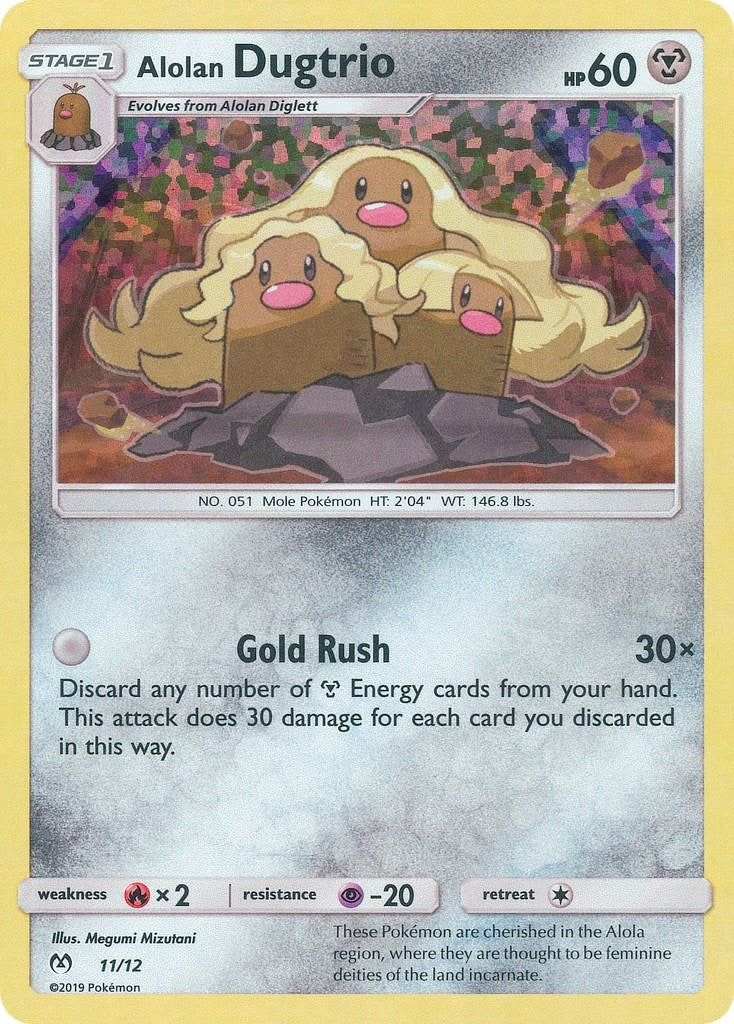 Image for Alolan Dugtrio (011/012) [McDonald's Promos 2019] - Pokemon