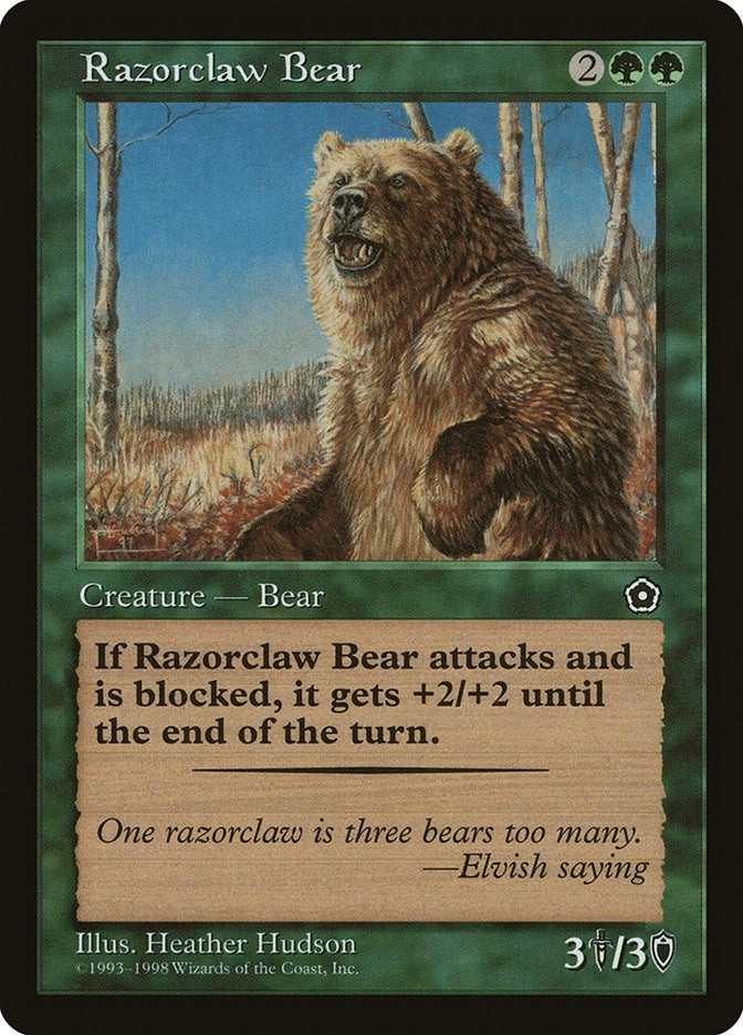 Image for Razorclaw Bear [Portal Second Age] - Magic: The Gathering