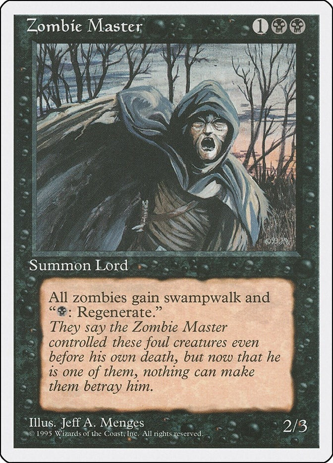 Image for Zombie Master (58) [Fourth Edition] - Magic: The Gathering