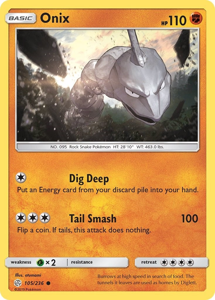 Image for Onix (105/236) [SM - Cosmic Eclipse] - Pokemon