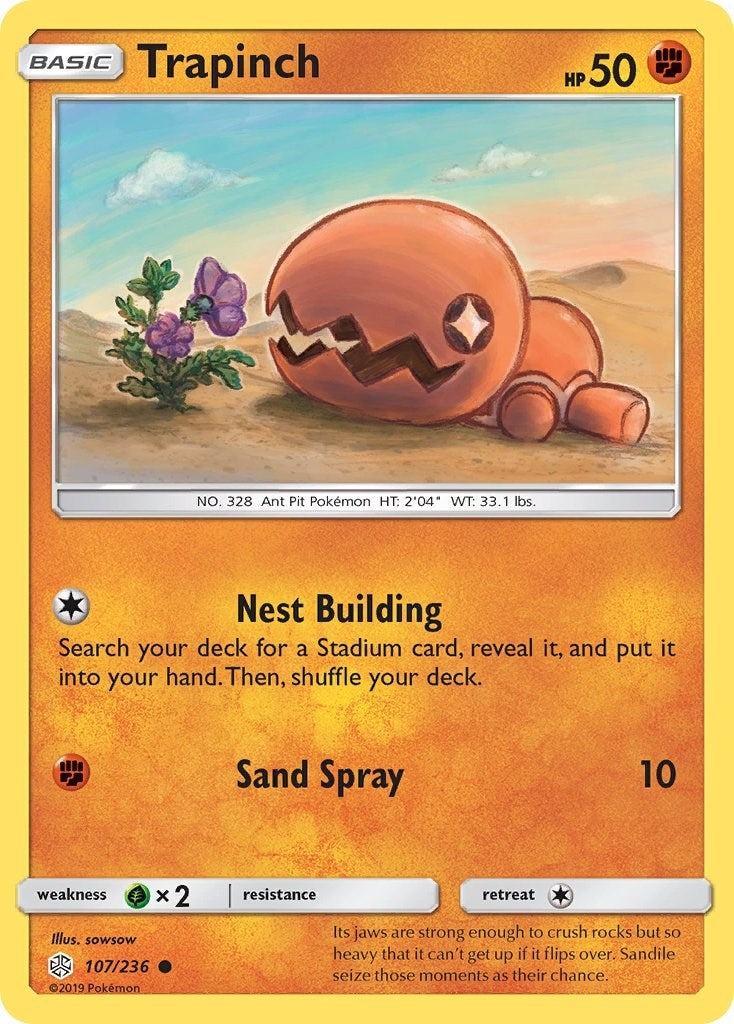 Image for Trapinch (107/236) [SM - Cosmic Eclipse] - Pokemon