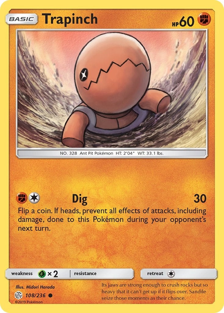 Image for Trapinch (108/236) [SM - Cosmic Eclipse] - Pokemon