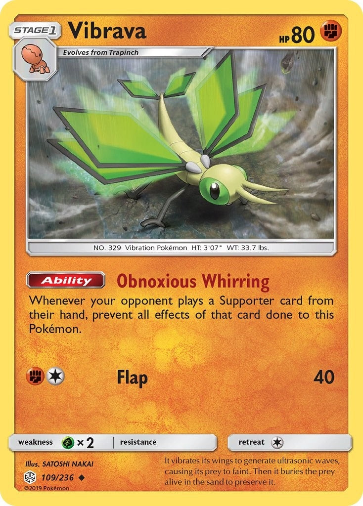 Image for Vibrava (109/236) [SM - Cosmic Eclipse] - Pokemon