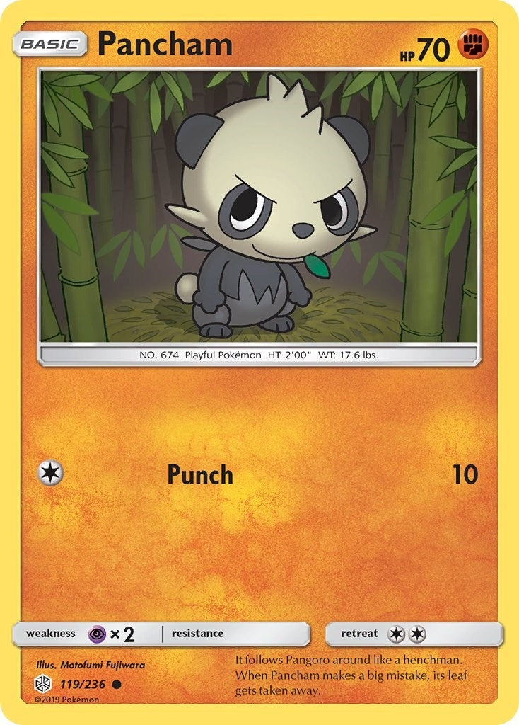 Image for Pancham (119/236) [SM - Cosmic Eclipse] - Pokemon
