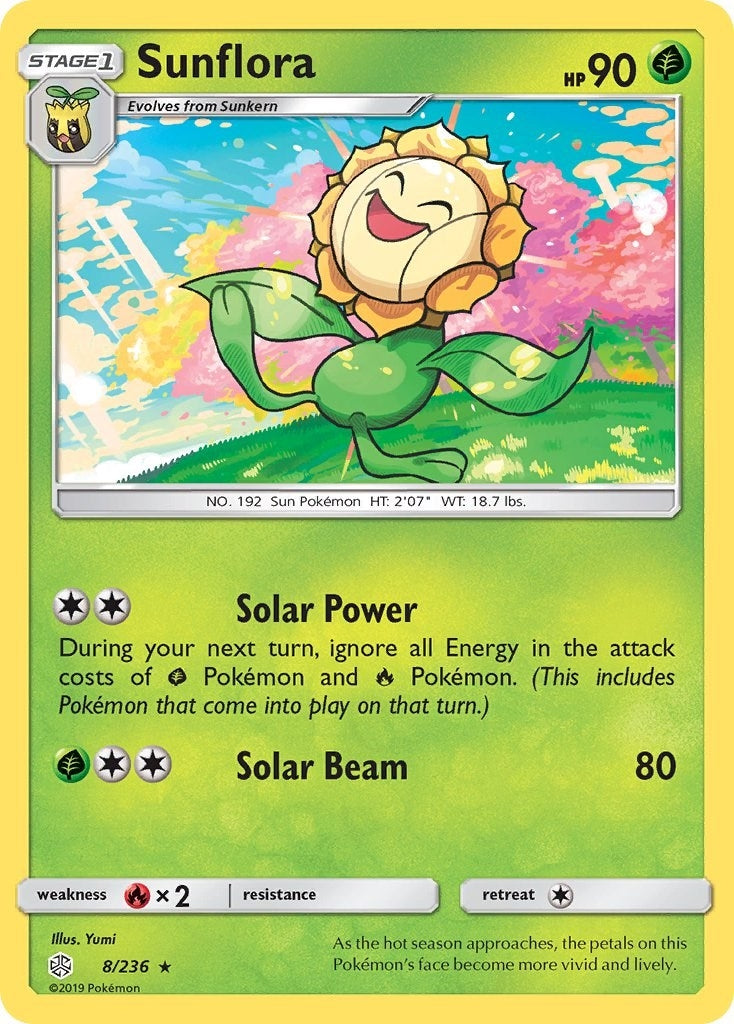 Image for Sunflora (8/236) [SM - Cosmic Eclipse] - Pokemon