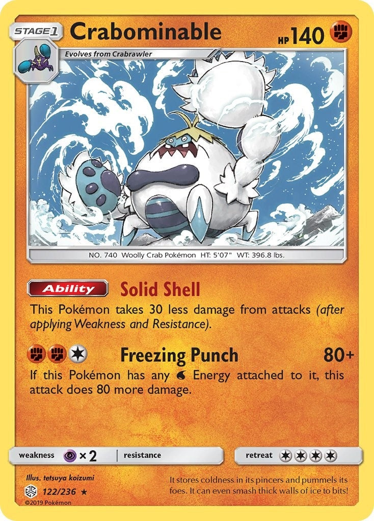 Image for Crabominable (122/236) [SM - Cosmic Eclipse] - Pokemon