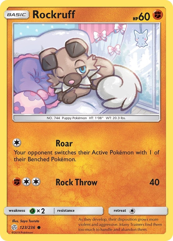 Image for Rockruff (123/236) [SM - Cosmic Eclipse] - Pokemon