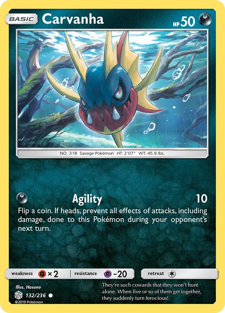 Image for Carvanha (132/236) [SM - Cosmic Eclipse] - Pokemon