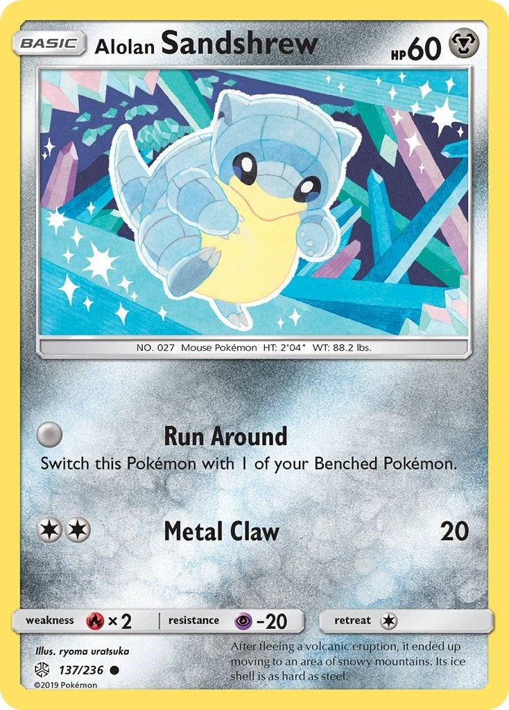 Image for Alolan Sandshrew (137/236) [SM - Cosmic Eclipse] - Pokemon