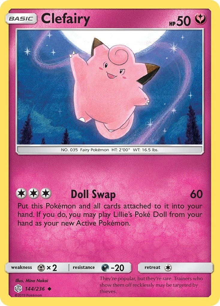 Image for Clefairy (144/236) [SM - Cosmic Eclipse] - Pokemon
