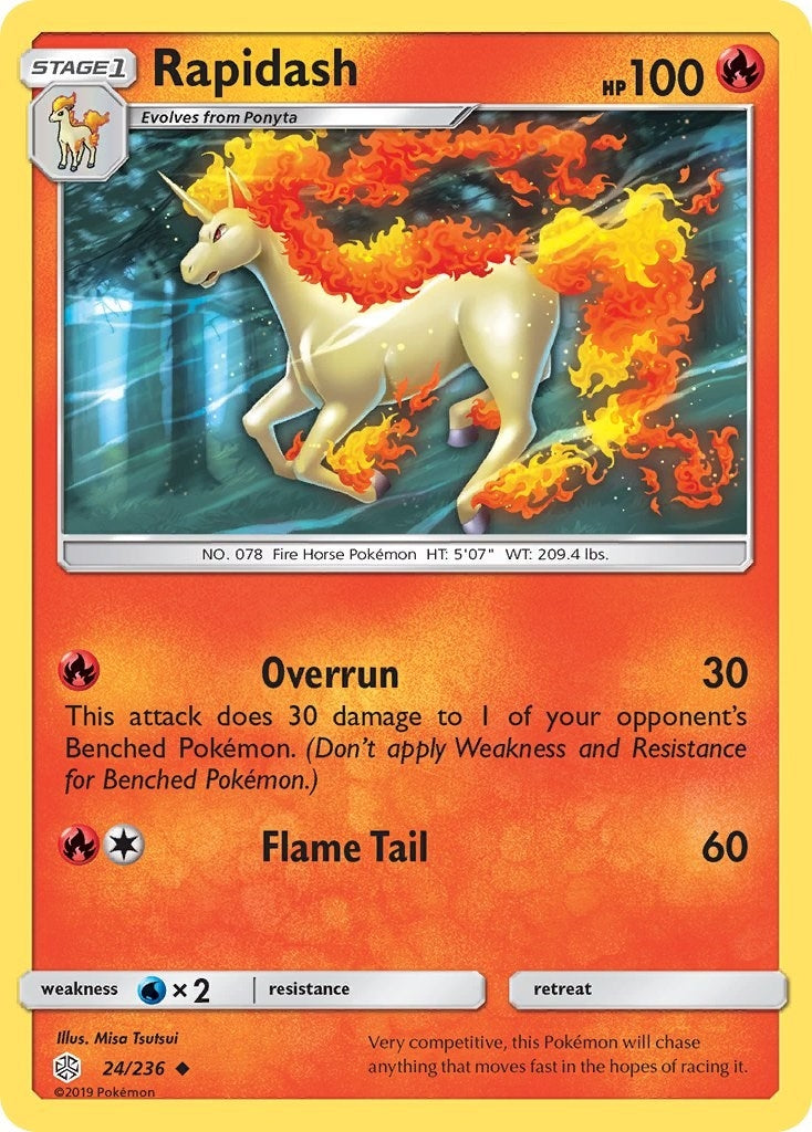 Image for Rapidash (24/236) [SM - Cosmic Eclipse] - Pokemon