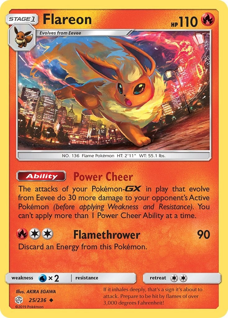 Image for Flareon (25/236) [SM - Cosmic Eclipse] - Pokemon