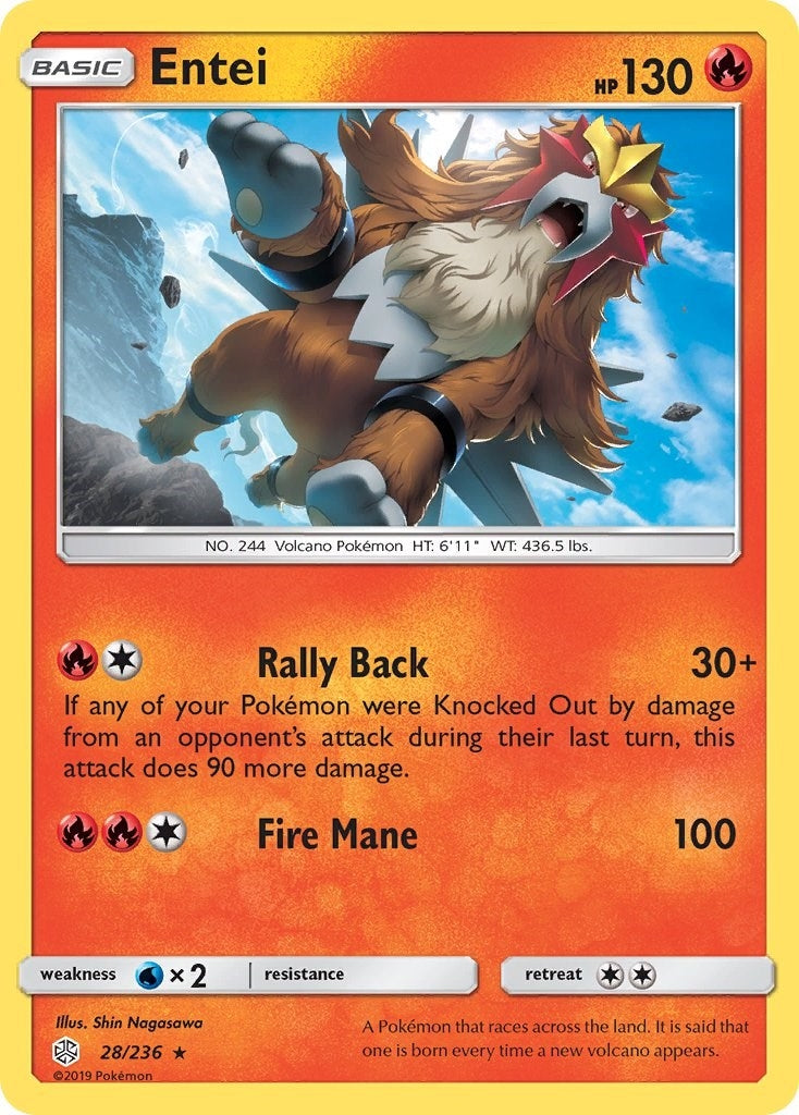 Image for Entei (28/236) [SM - Cosmic Eclipse] - Pokemon