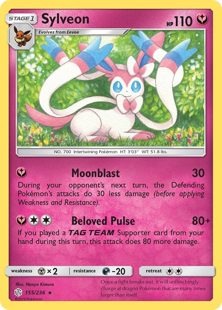 Image for Sylveon (155/236) [SM - Cosmic Eclipse] - Pokemon