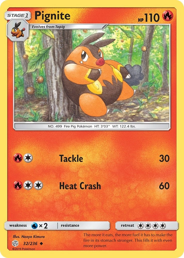 Image for Pignite (32/236) [SM - Cosmic Eclipse] - Pokemon