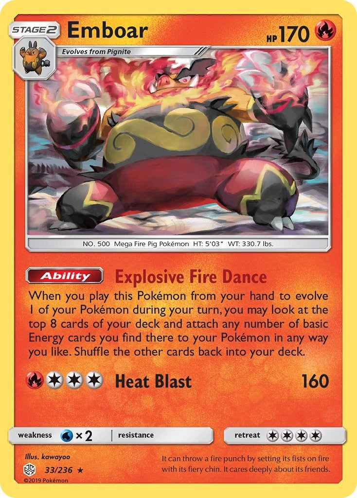 Image for Emboar (33/236) [SM - Cosmic Eclipse] - Pokemon