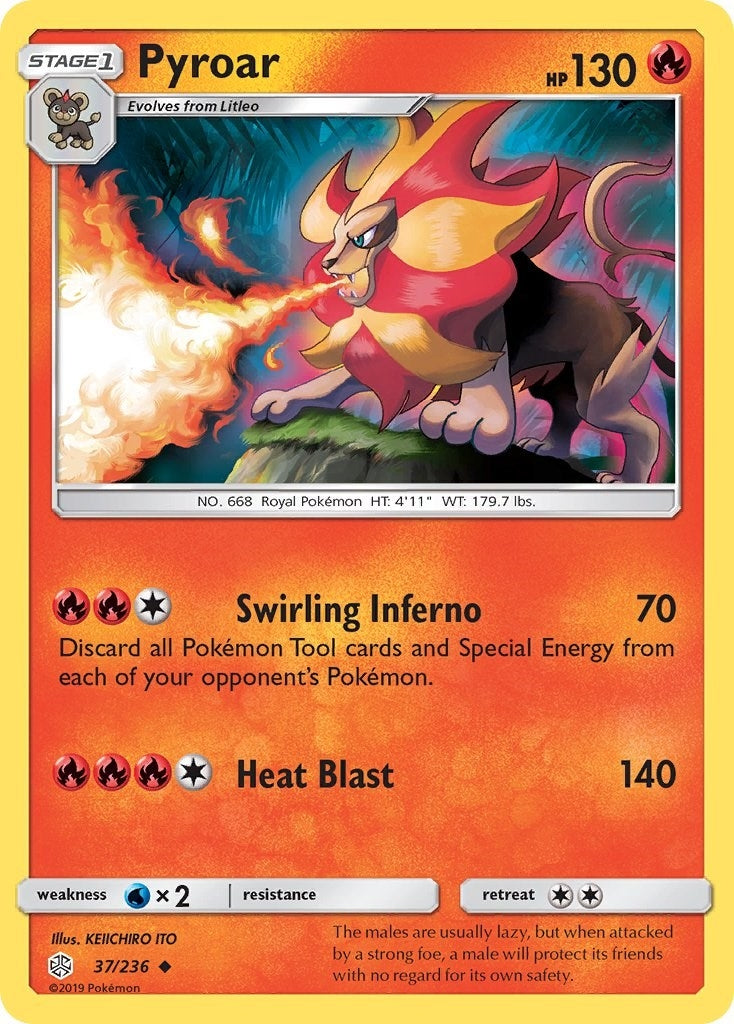 Image for Pyroar (37/236) [SM - Cosmic Eclipse] - Pokemon