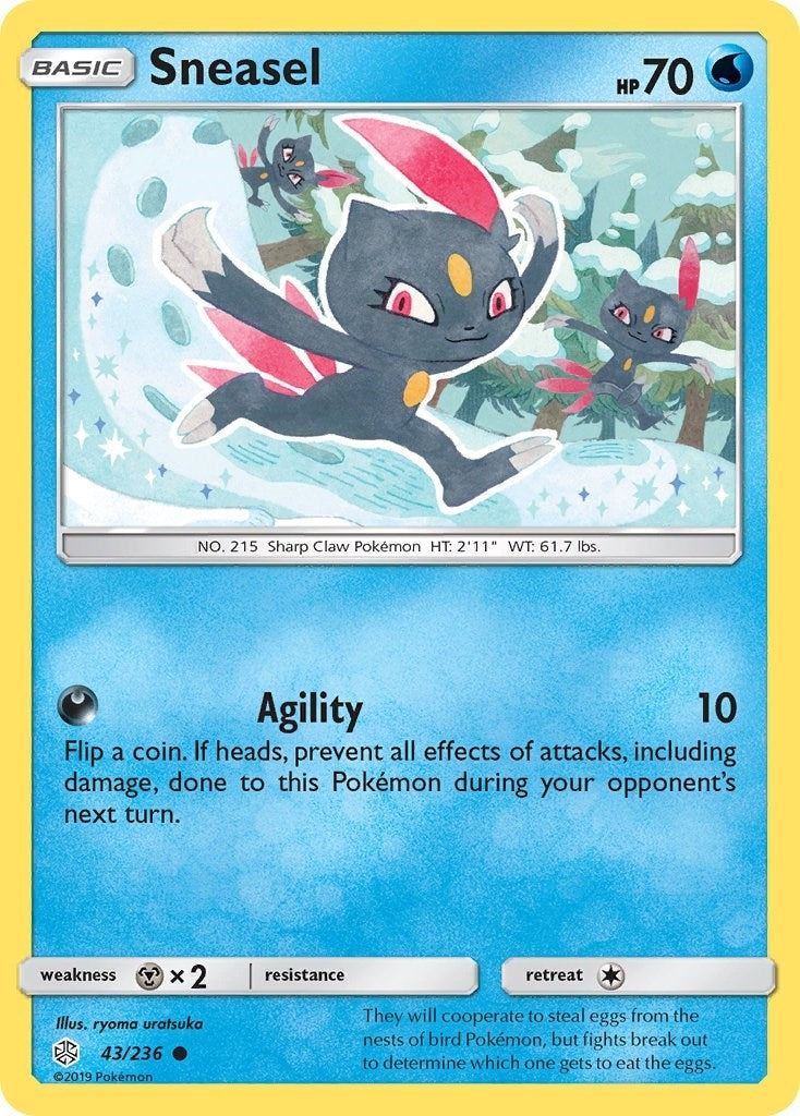 Sneasel (43/236) [SM - Cosmic Eclipse]