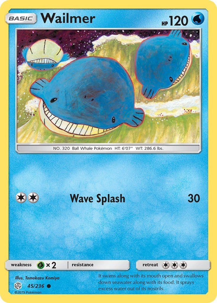 Image for Wailmer (45/236) [SM - Cosmic Eclipse] - Pokemon