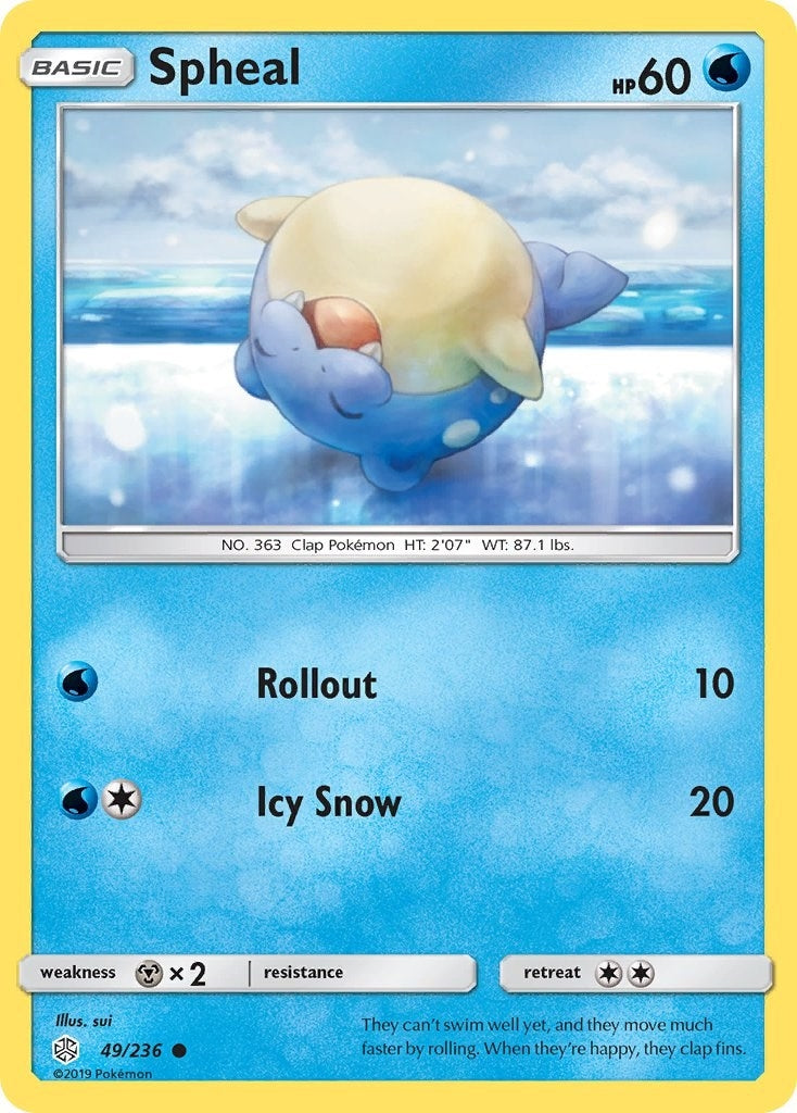 Image for Spheal (49/236) [SM - Cosmic Eclipse] - Pokemon