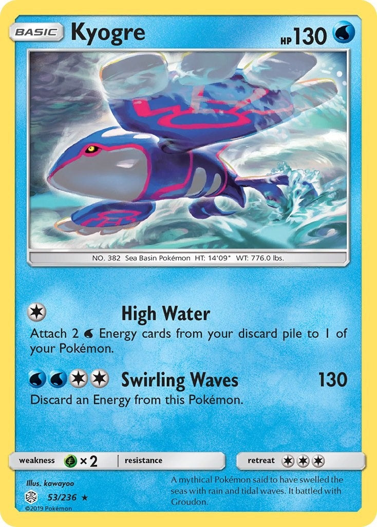 Image for Kyogre (53/236) [SM - Cosmic Eclipse] - Pokemon
