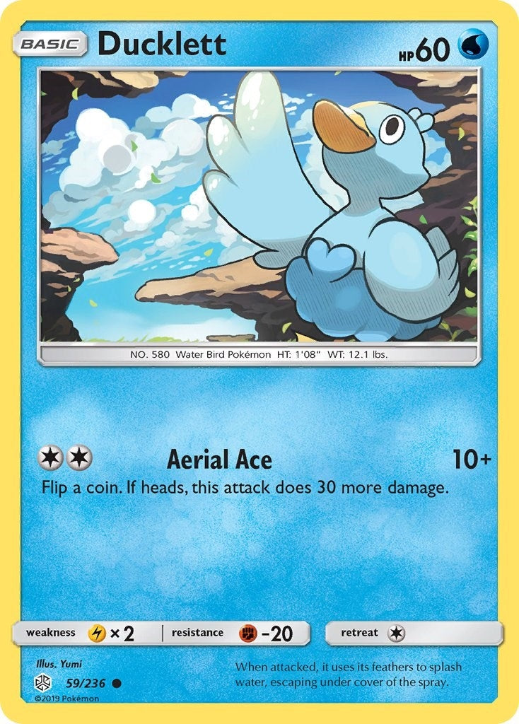 Image for Ducklett (59/236) [SM - Cosmic Eclipse] - Pokemon