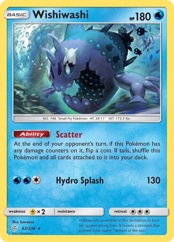 Image for Wishiwashi (62/236) [SM - Cosmic Eclipse] - Pokemon