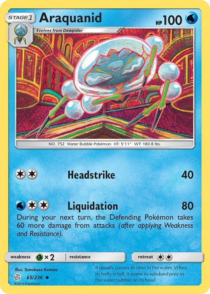Image for Araquanid (65/236) [SM - Cosmic Eclipse] - Pokemon