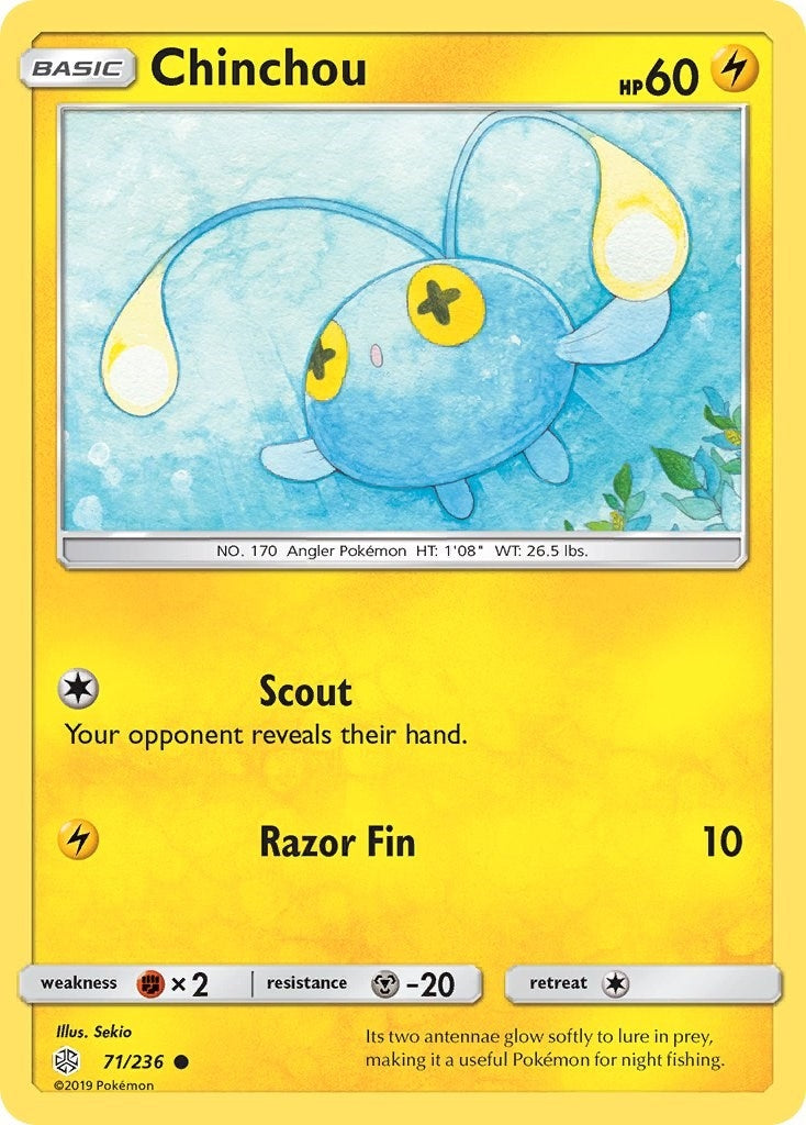 Image for Chinchou (71/236) [SM - Cosmic Eclipse] - Pokemon