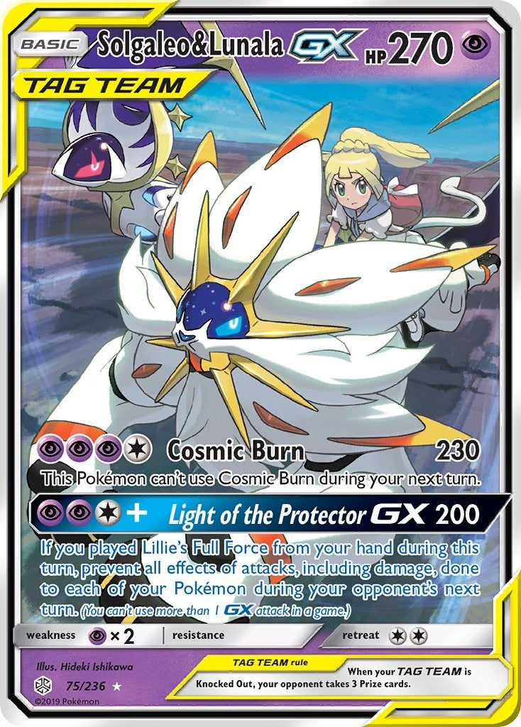 Solgaleo & Lunala GX (75/236) [SM - Cosmic Eclipse]