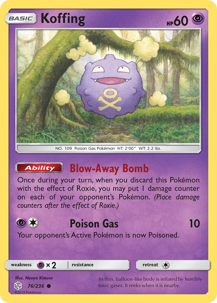 Image for Koffing (76/236) [SM - Cosmic Eclipse] - Pokemon