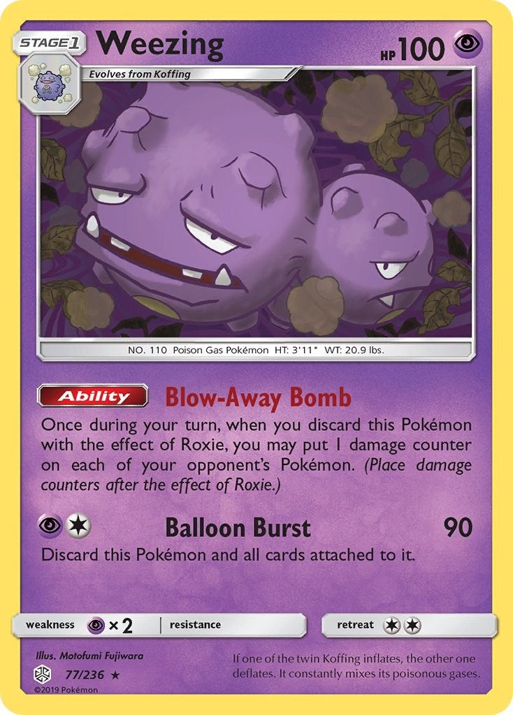 Image for Weezing (77/236) [SM - Cosmic Eclipse] - Pokemon