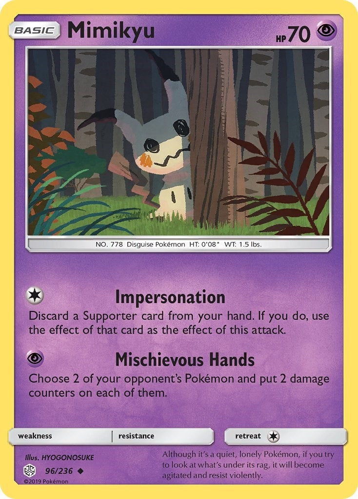 Image for Mimikyu (96) (96/236) [SM - Cosmic Eclipse] - Pokemon