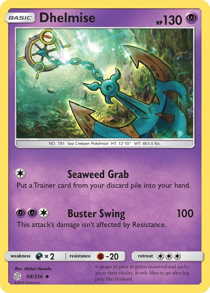 Image for Dhelmise (98/236) [SM - Cosmic Eclipse] - Pokemon