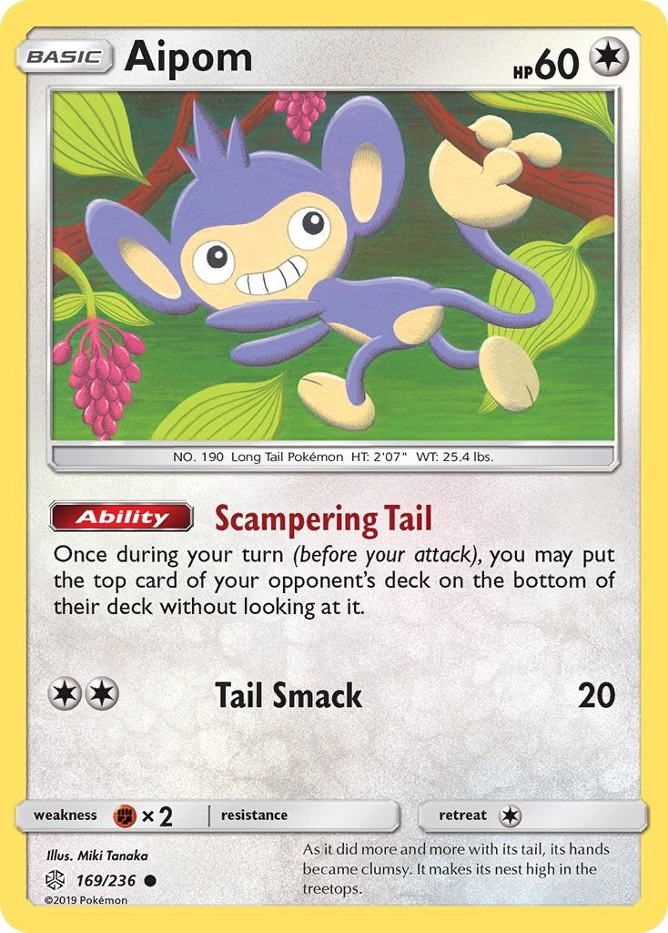 Image for Aipom (169/236) [SM - Cosmic Eclipse] - Pokemon
