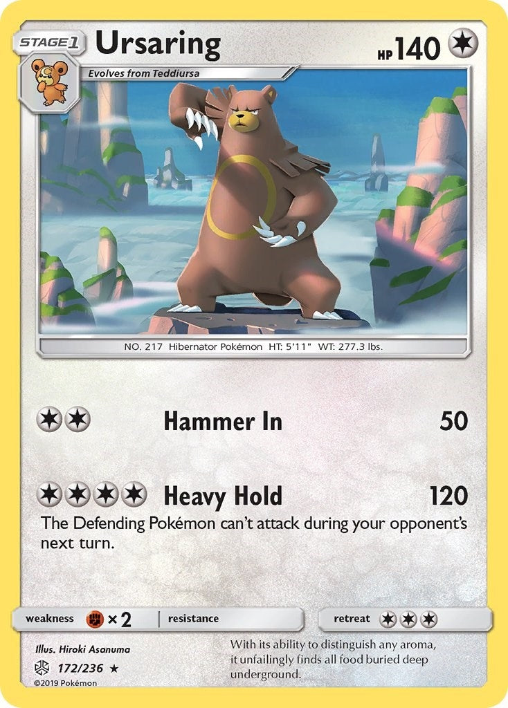 Image for Ursaring (172/236) [SM - Cosmic Eclipse] - Pokemon