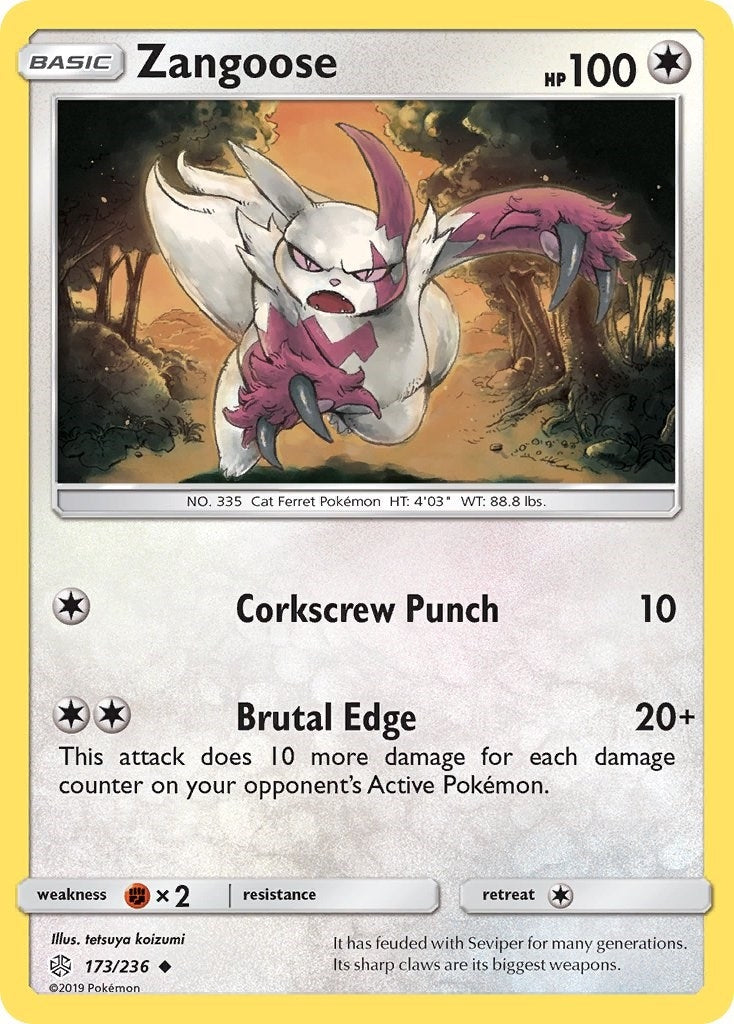 Image for Zangoose (173/236) [SM - Cosmic Eclipse] - Pokemon