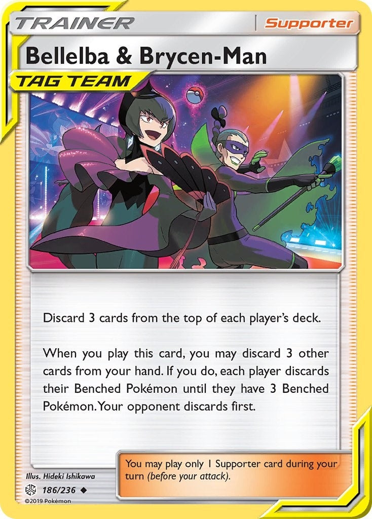 Image for Bellelba & Brycen-Man (186/236) [SM - Cosmic Eclipse] - Pokemon