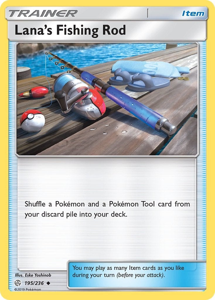 Image for Lana's Fishing Rod (195/236) [SM - Cosmic Eclipse] - Pokemon